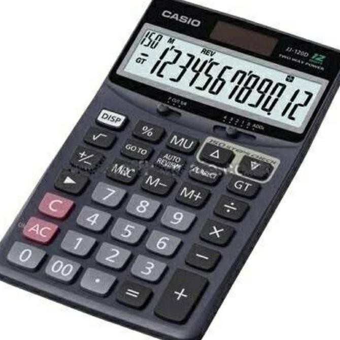 

restock KALKULATOR CASIO JJ-120 D CHECK & CORRECT CALCULATOR DESKTOP JJ-120D