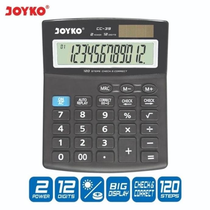 

restock KALKULATOR CHECK & CORRECT JOYKO CC-39 - Calculator Desktop CC39
