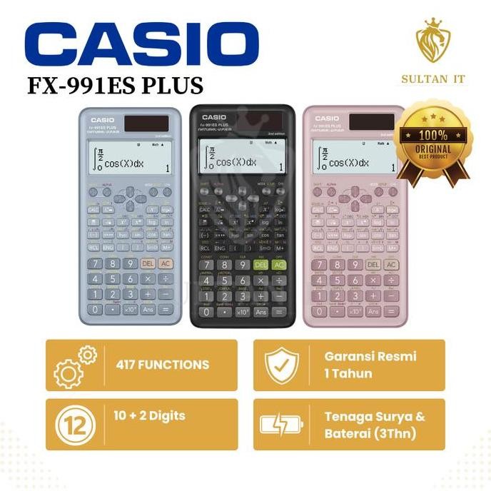 

restock KALKULATOR SCIENTIFIC CASIO FX 991ES PLUS ORI