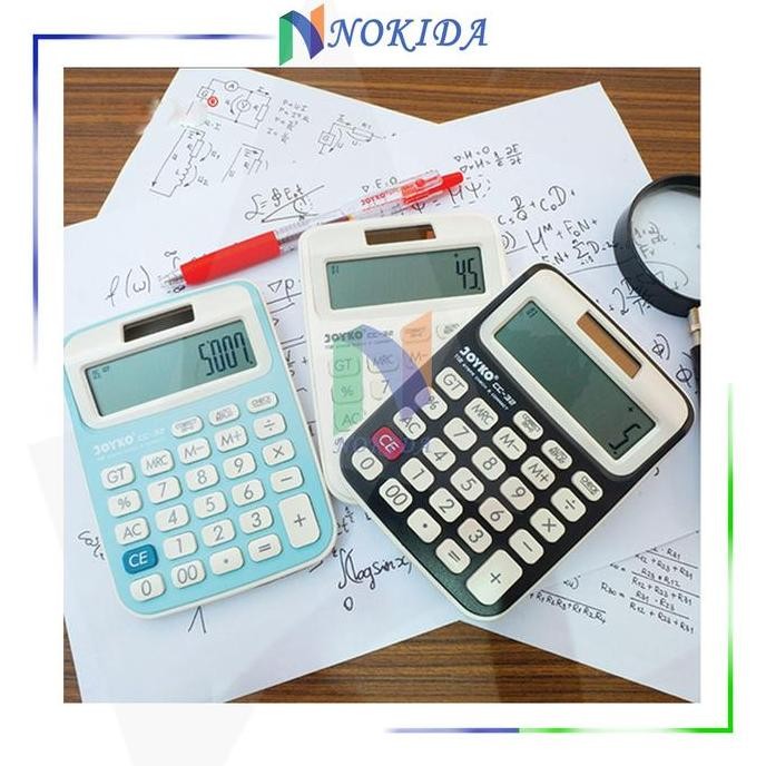 

restock Nokida Kalkulator 12 Digit Joyko CC-32 Check Correct / Calculator Office / Kantor / Menghitung