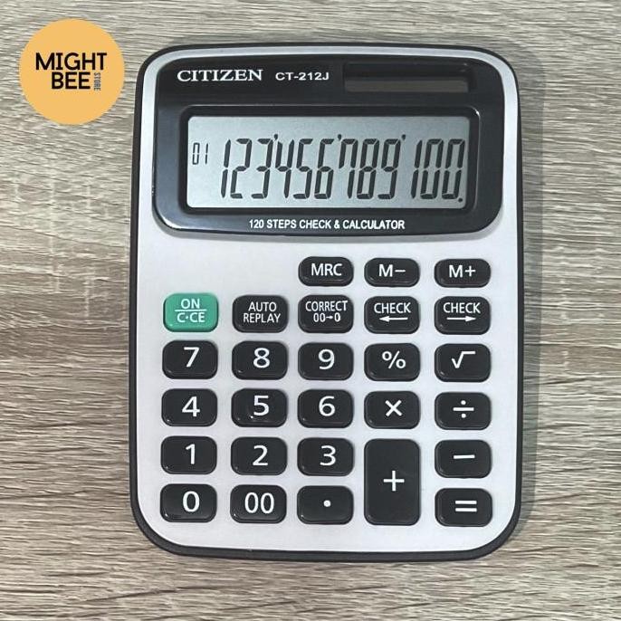 

restock Kalkulator Citizen CT212J - Kalkulator 12 Digit - Kalkulator Kecil