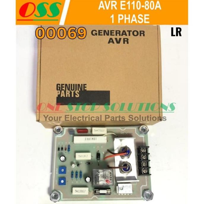 

Terlaris Avr Genset / Avr Generator E110-80A Lokal 1 Phase Karbon Brushed