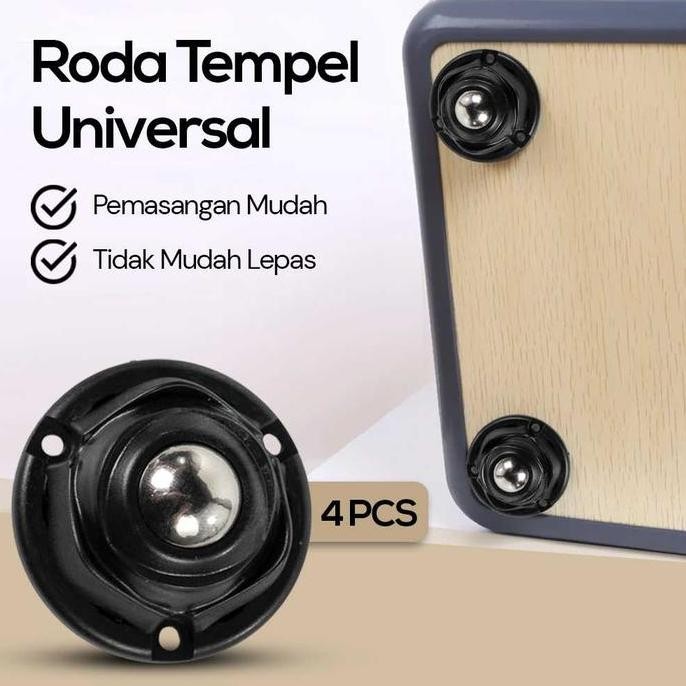 

Terlaris Roda Tempel Pasang Pindah Barang Furniture Meja Lemari Roller Slide