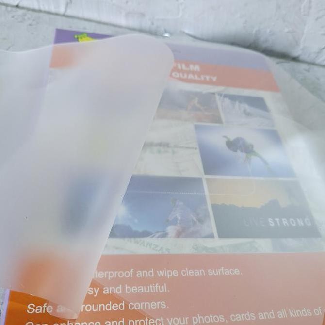 

ready !!! Plastik Laminating A4 100 micron Banana