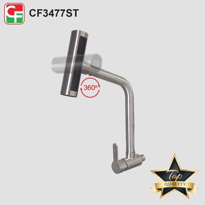 

Terlaris Fiorentino Kran Angsa Tembok / Keran Sink Meja Putar 360 Derajat Stainless Cf34