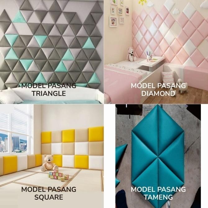 OSCAR PREMIUM | Headboard Bed Wall Panel Kedap Suara/Wall Foam Sticker