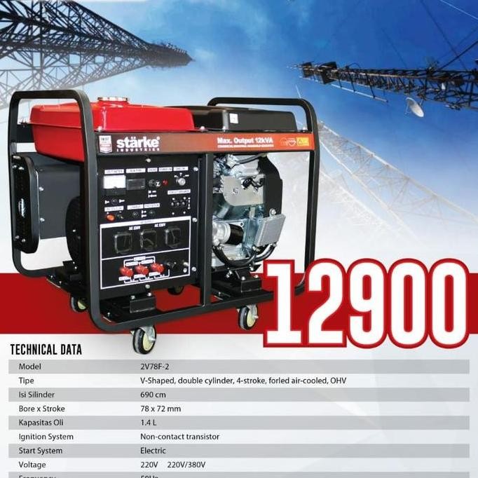 

Terlaris Pelunasan Genset Starke 12800 3Phase