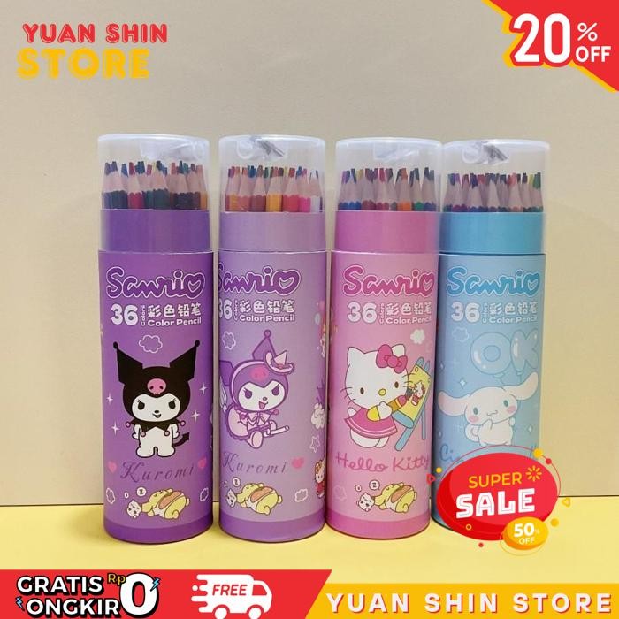 

PENSIL HB SANRIO PAKET PENSIL TULIS STATIONERY CINNAMOROLL KUROMI MELODY / PENSIL SEKOLAH / PENSIL TK , PAUD DAN SD / PENSIL BERMOTIF TERMURAH