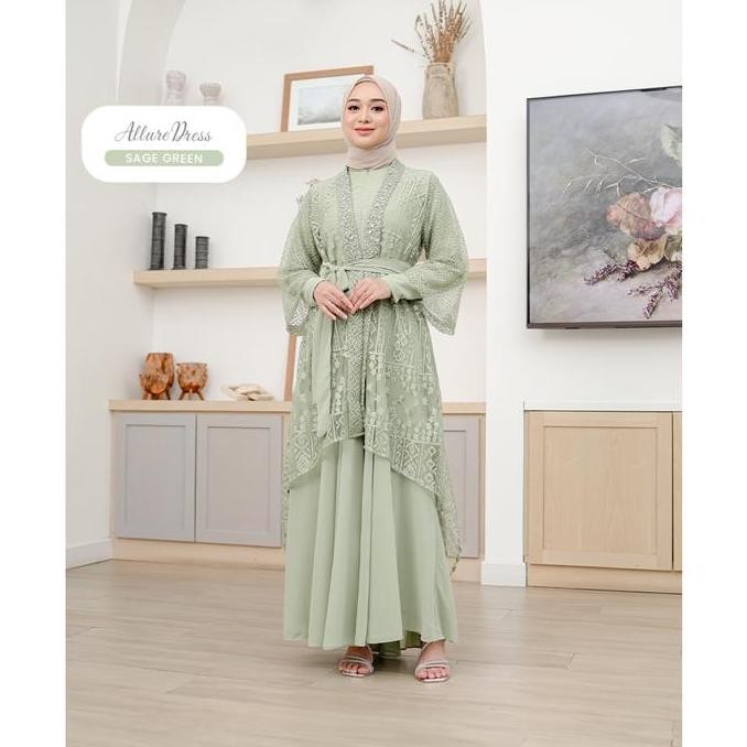 Gamaleea - Allure Family Set Sage Green / Sarimbit Lebaran Seragam Keluarga / Pakaian Keluarga / Baj