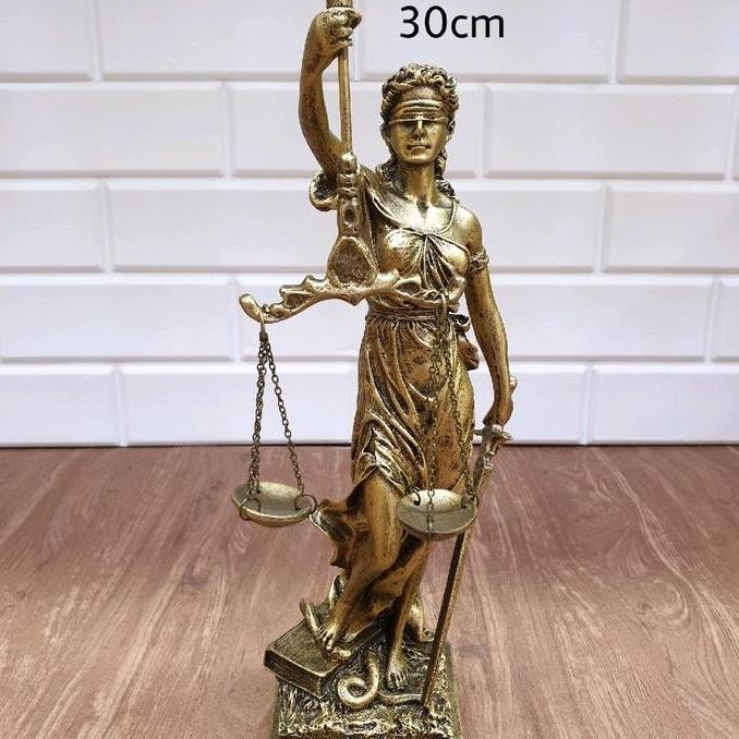 Patung Justice Pajangan Dewi Keadilan