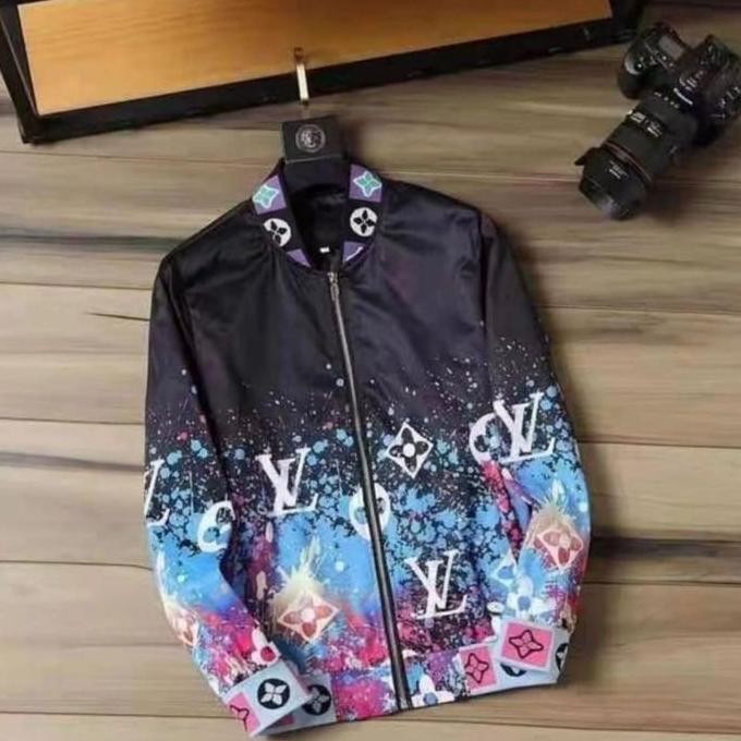 Sale Jaket Branded Pria Lv7011 Black Mono Miror