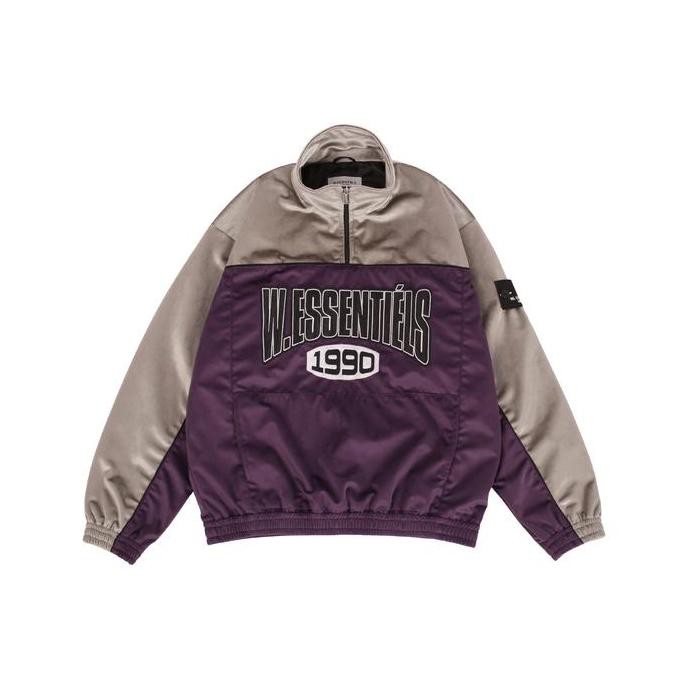 Grosir W.Essentiels Jaket Sormonne Player Issue Warmup Grape/Asphalt