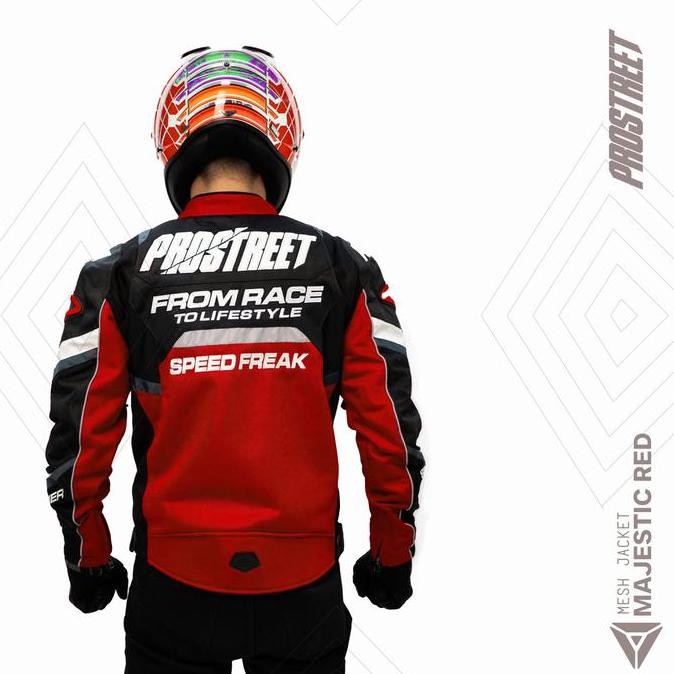 Grosir Jaket Mesh Prostreet Majestic Red