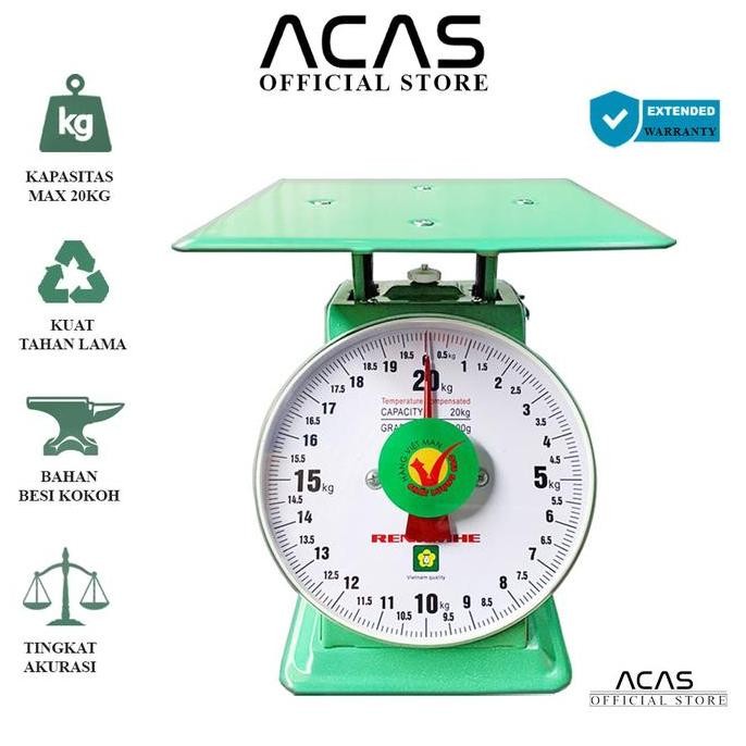 

Terlaris Acas Renkmhe Timbangan 20Kg - 50Kg Manual Jarum Vietnam Spring Dial Scale Besi Plat Tebal Datar Rata Meja Hijau 20 Kg 30Kg 40Kg 50 Kg Ayam Daging Barang Sembako