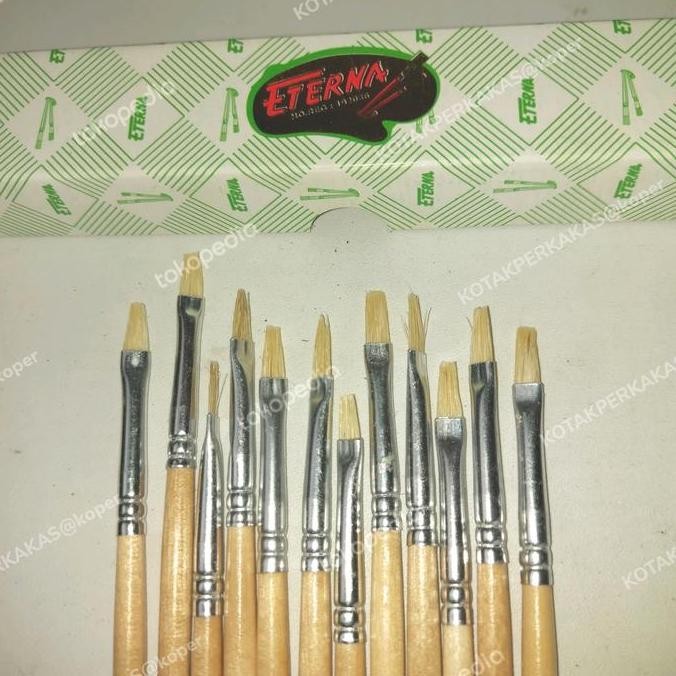 

ready Kuas Lukis ETERNA nomor 2 per 1 lusin