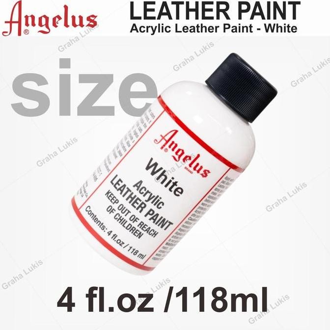 

ready Angelus Acrylic Leather Paints - White 4 oz - 4oz