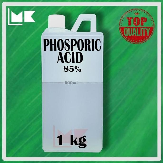 

fresh PHOSPHORIC ACID 85% FOOD GRADE -H3PO4 - 1kg Sayur