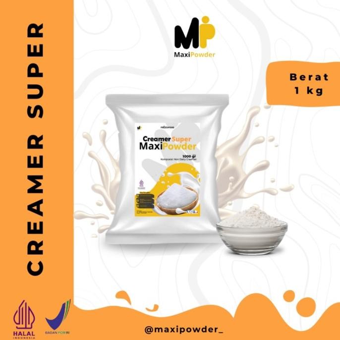 

(Expert) Creamer Super 1kg / Bubuk Creamer Super / Non Dairy Creamer / MaxiPowder
