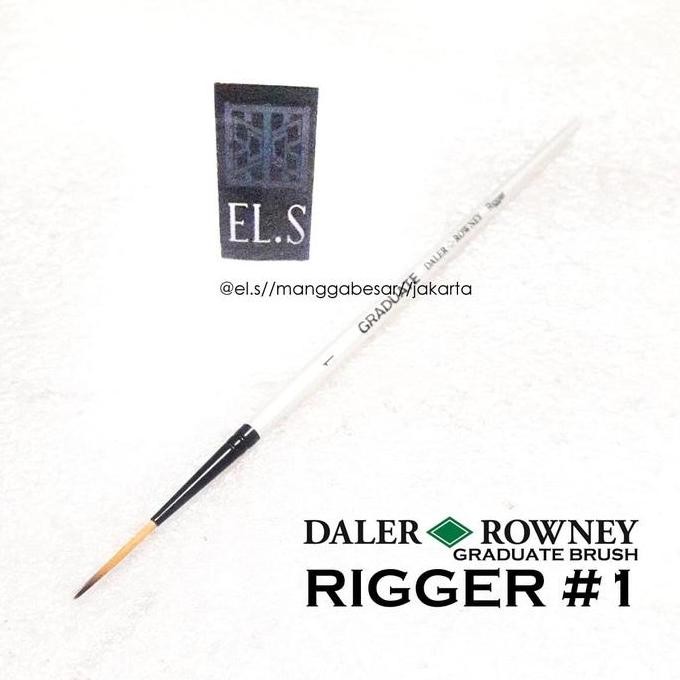 

ready Daler Rowney Graduate Brush Rigger 1 (Kuas Lukis)