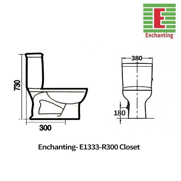 Grosir Toilet / Kloset Duduk Europe Enchanting E1333