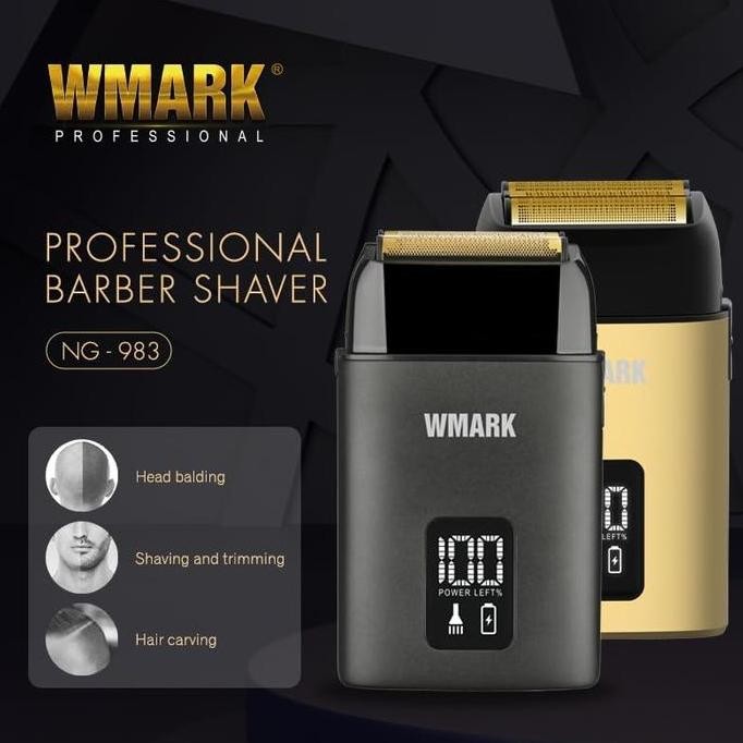 WMARK PROFESIONAL SHAVER WMARK NG-983 SHAVER WMARK  8100 RPM WMARK 983 murah