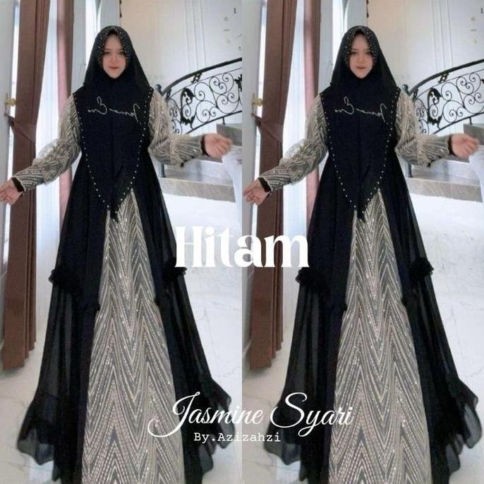JASMINE ( by.Azizahzi) GAMIS SET SYARI BUSUI