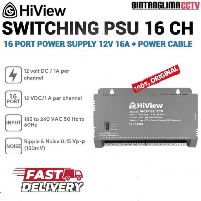 Murah Hiview Power Supply Cctv Psu