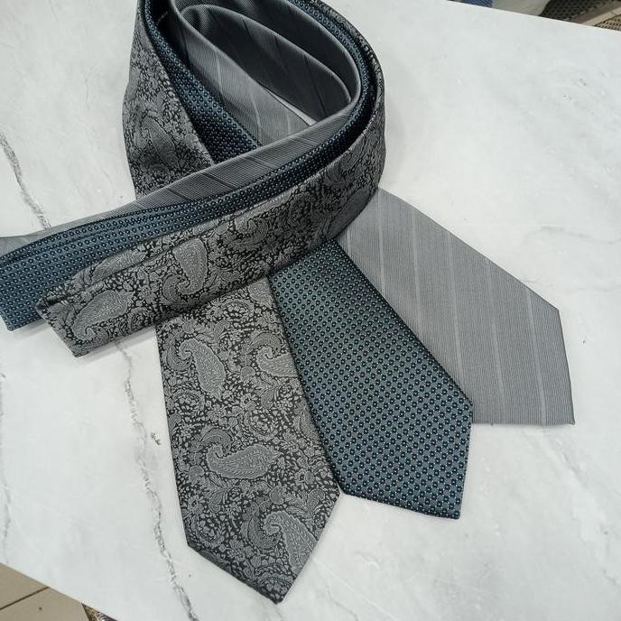 Dasi silver polos dasi panjang murah berkualitas murah