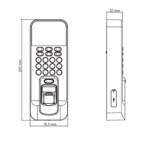 Murah Hikvision Ds-K1T804Amf Access Control Terminal