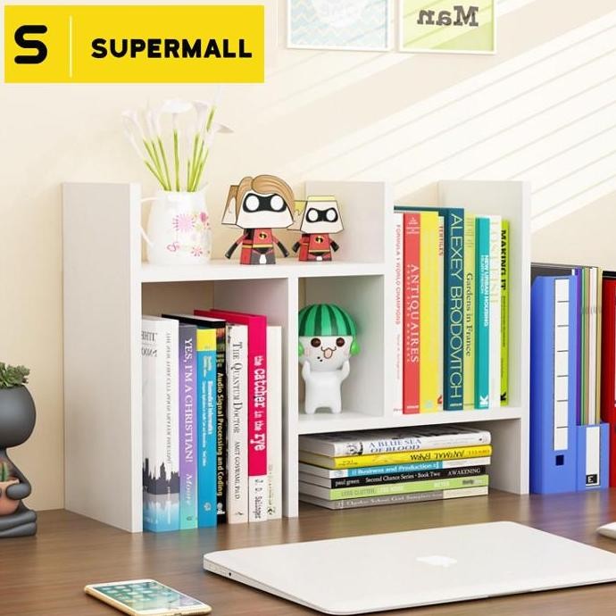 

Terlaris Supermall Rak Buku Kayu / Rak Meja / Lemari Susun - Portable Bookshelf - Promo