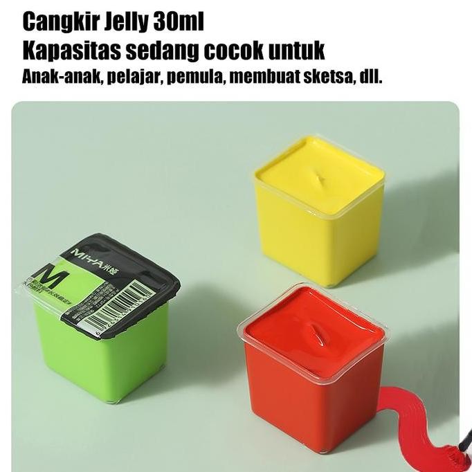 

ready Miya Gouache Gouache Set Cat 24/36 Warna 30ml Cat Untuk Cat Air Perlengkapan Seni Murid