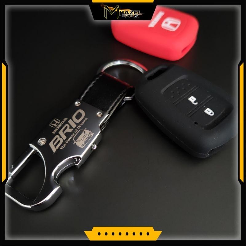 Tasya* Gantungan Kunci Mobil Logo Honda Brio