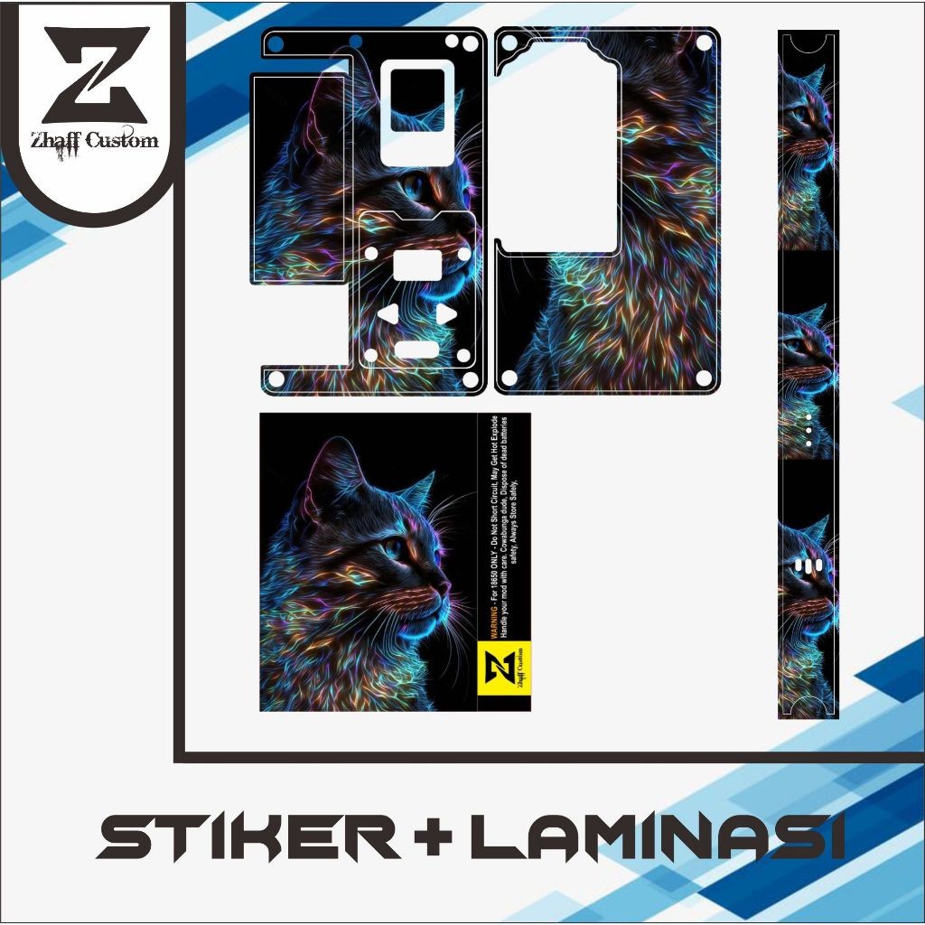 

B80 Anti Luntur Zhaff Type 4 Garskin Stiker Custom Fullbody Bisa COD