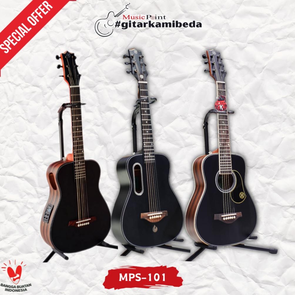 NEW Gitar Junior mini 3/4 akustik dan akustik elektrik Original Point MPS-101