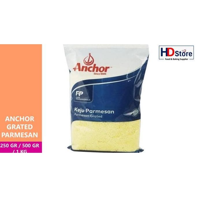 

Grosir Anchor Keju Bubuk Parmesan - Grated Parmesan Cheese - 1 Kg