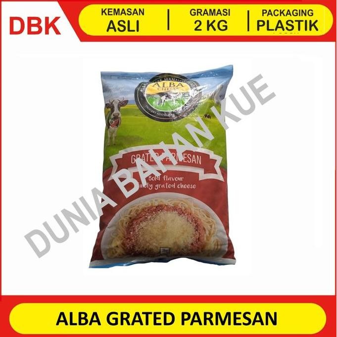 

Sale Alba Grated Parmesan Cheese Keju Parmesan Parut 2 Kg