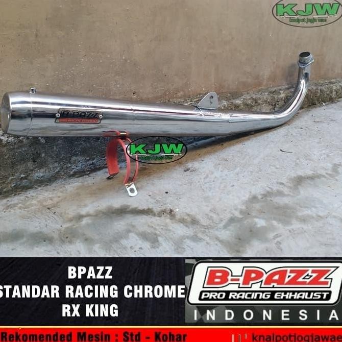 B pazz knalpot rx king standar racing krom bpazz ori rx king chrome