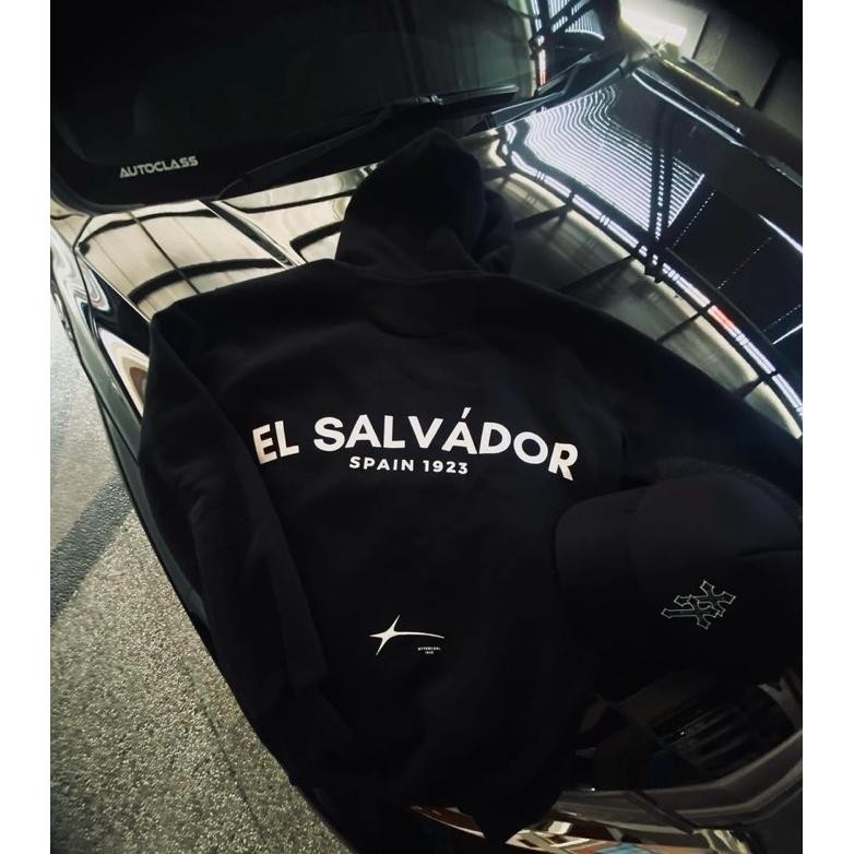 Promo Hoodie El Salvador Spain 1923 Cotton Premium All Series Free Sticker