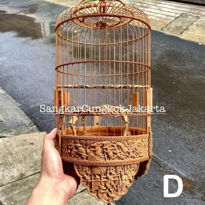 Sangkar Cungkok Pleci D22 Longchim Full Ukir 2D Ori Vietnam