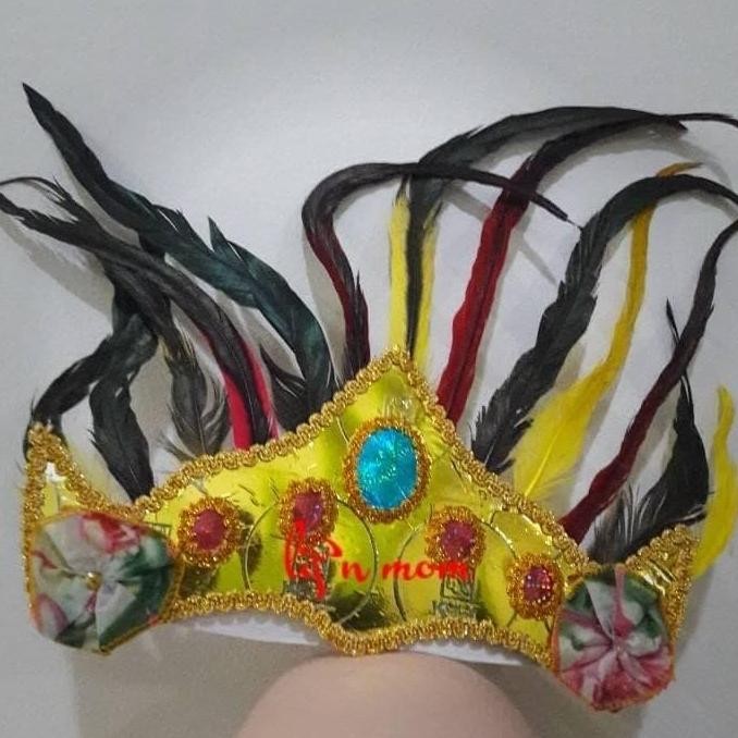 aksesoris kepala bulu // mahkota bulu - bulu