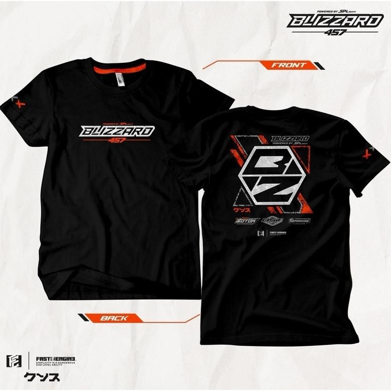 Promo T-Shirt Blizzard Audio Dc2 Kaos Sotok Audio Combed 24S