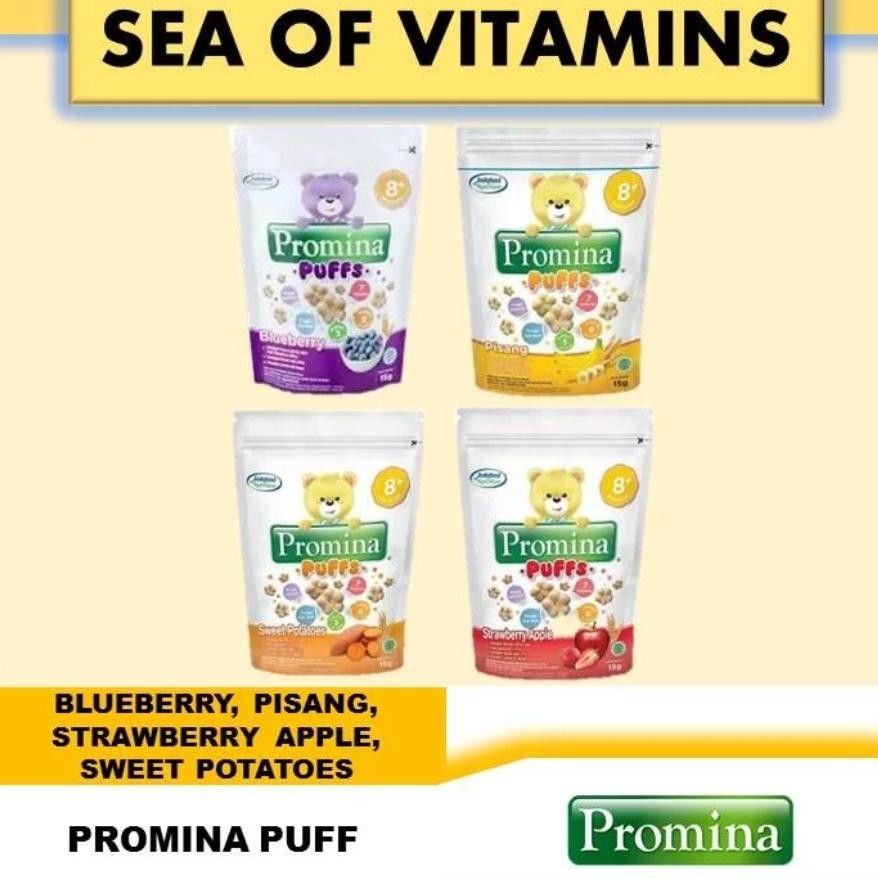 [GROSIR] Promina Puffs 15gr 1 Dus isi 24pcs MPASI - grosir makanan bayi snack bayi termurah sehat en