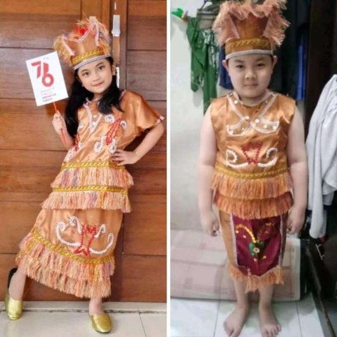 Baju Adat Papua Anak / Pakaian Adat Papua Anak / Baju Adat Anak