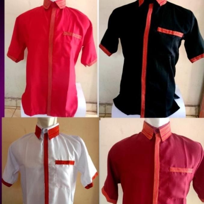Produk Terbatas Ready Kemeja / Baju Adat Toraja Pria Laki /Baju Adat Toraja Pria