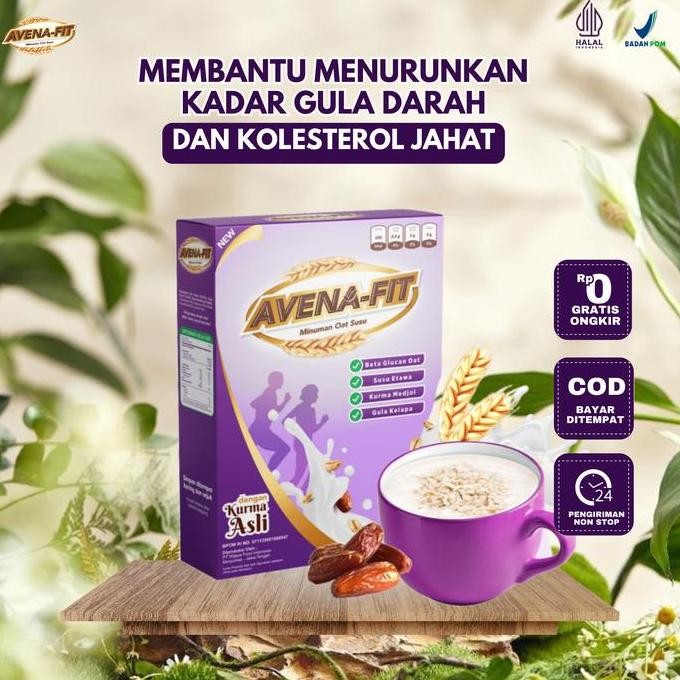

Paket Promo 1 Box Avenafit Susu Oat Kurma Membantu Manurunkan Gula Darah Dan Kolesterol - Sereal Sehat Oatmeal Promo