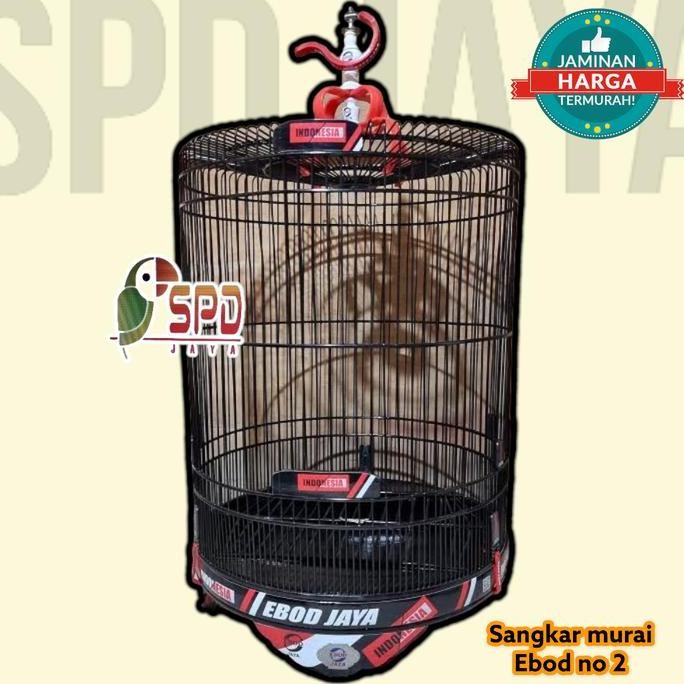 Sangkar kandang EBOD murai decal bambu no 2