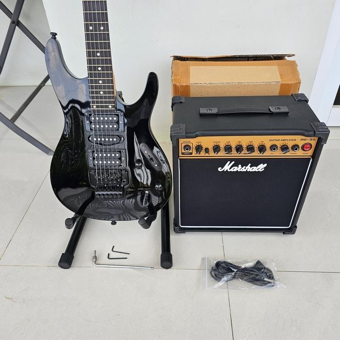 Gitar Ibanez S Series Tremolo Updown Plus Ampli Dan Kabel Jack Mantap Original Dan Terpercaya