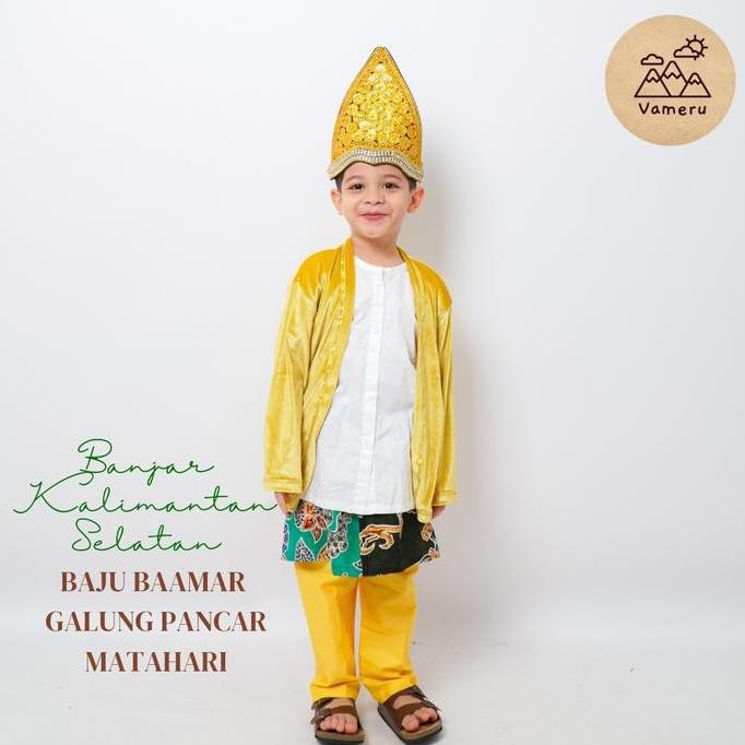 BAJU ADAT ANAK BANJARMASIN LAKI LAKI