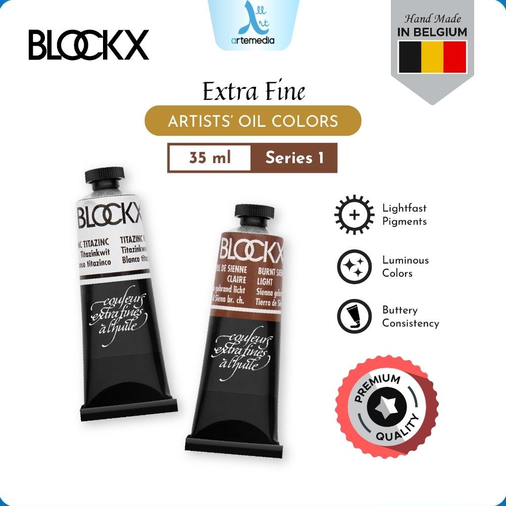 

Blockx Extra Fine Oil Paint Color 35 ml Series 1 Cat Minyak SV9