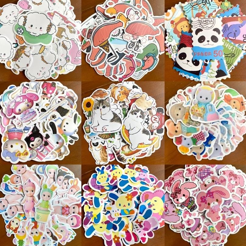 

Stiker Buku Book Sticker 50 Lembar Karakter Sanrio Chibi Maruko Cinnamorol Usahana Bonbonribon Wish Me All Cogimyun Kirimichan Lucu Unik Hadiah Gift SV9